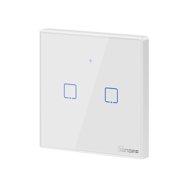 Smart Switch WiFi + RF 433 Sonoff T2 EU TX (2-channel) navod