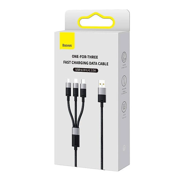 3in1 USB cable Baseus StarSpeed Series