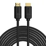 Baseus 2x HDMI 2.0 4K 30Hz Cable, 3D, HDR, 18Gbps, 8m (black)