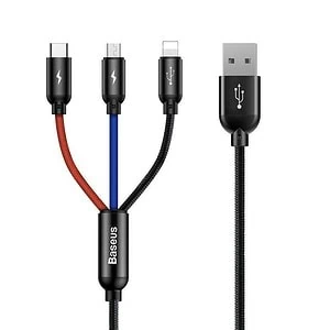 Baseus 3in1 Cable USB-C / Lightning / Micro 3