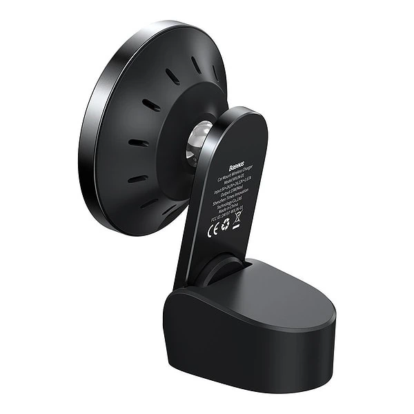 Baseus Big Energy car mount with wireless charger 15W for Iphone 12 / Iphone 13 (Black) navod