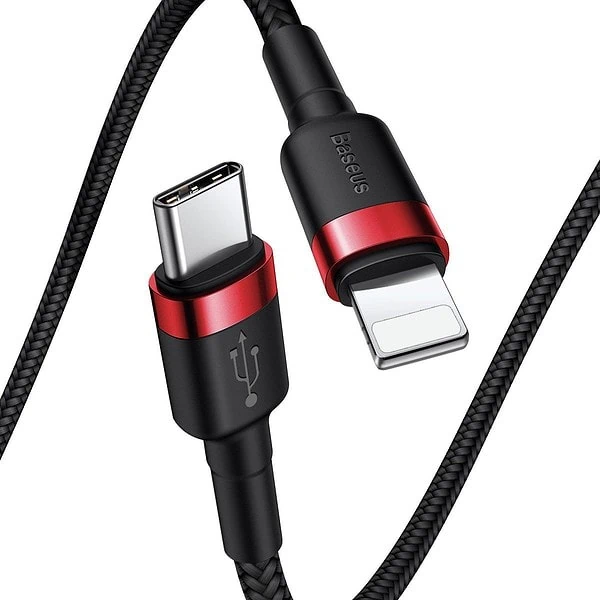 Baseus Cafule Cable Type-C to iP PD 18W 1m Red+Black cena