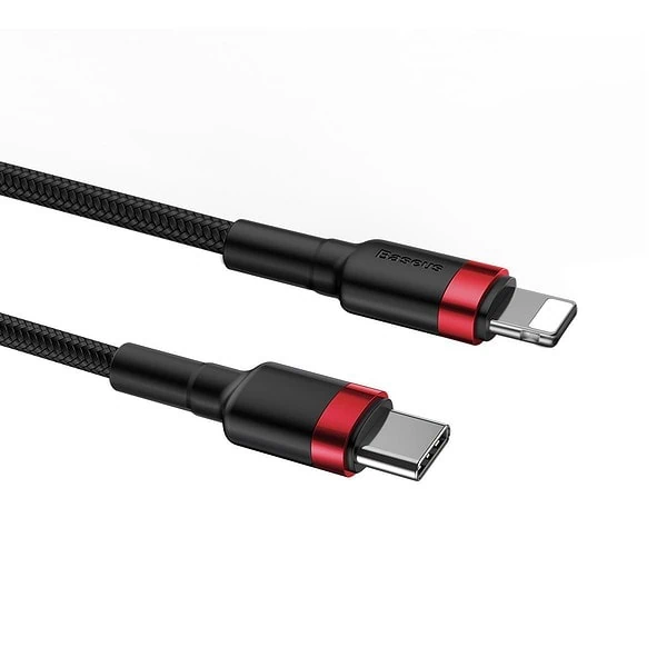 Baseus Cafule Cable Type-C to iP PD 18W 1m Red+Black distributor