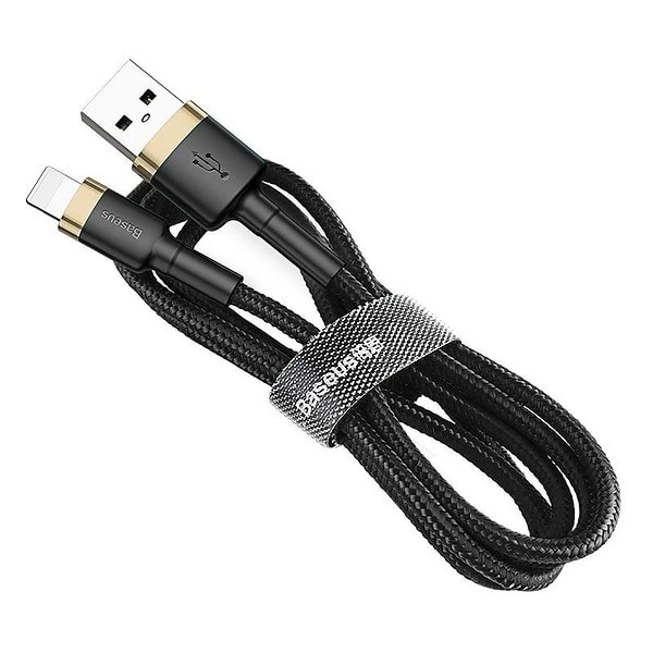 Baseus Cafule Cable USB Lightning 2A 3m (Gold+Black) cena