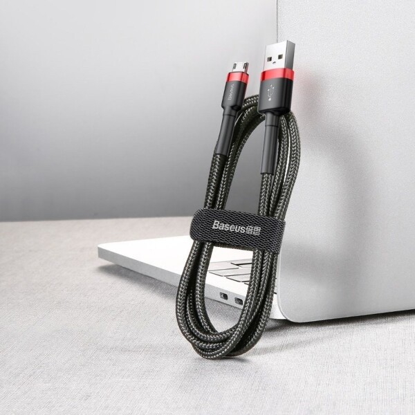 Baseus Cafule Micro USB Cable 2A 3m (Black+Red) sk