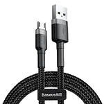 Baseus Cafule Micro USB kábel 1,5A 2m (sivočierny)