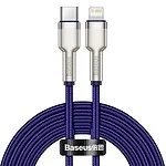 Kábel Baseus Cafule Series USB-C pre Lightning, 20 W, 2 m (fialový)