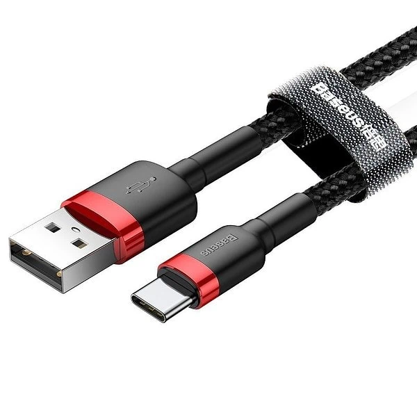 Baseus Cafule USB-C cable 2A 3m (Black+Red) cena