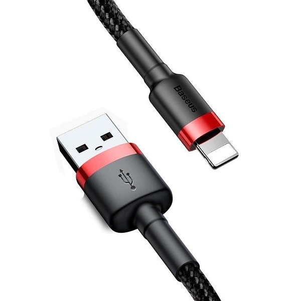 Baseus Cafule USB Lightning Cable 2.4A 1m (Red+Black) navod