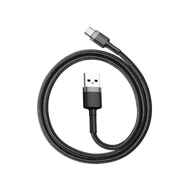 Baseus Cafule kabel USB-C 2A 2m (šedočerný) navod