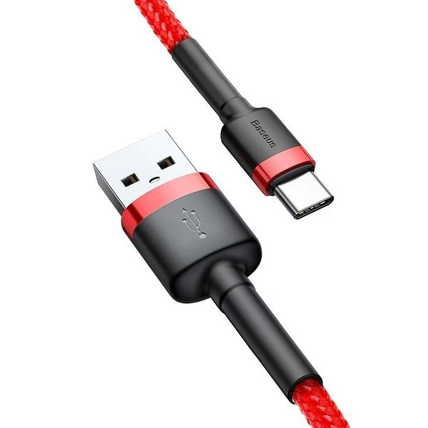 Baseus Cafule kabel USB-C 2A 2m (červený) distributor