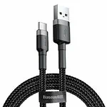 Baseus Cafule kábel USB-C 3A 1m (sivočierny)