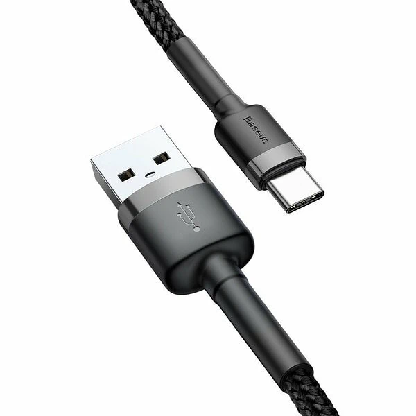 Baseus Cafule kabel USB-C 3A 1m (šedočerný) distributor