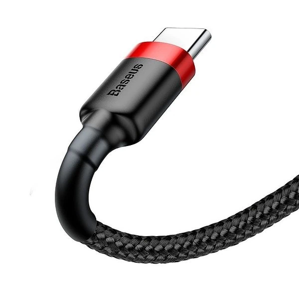 Baseus Cafule kabel USB-C 3A 1m (červený černý) sk