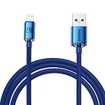 Baseus Crystal Shine cable USB to Lightning, 2.4A, 2m (blue)