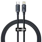 Baseus Crystal cable USB-C to Lightning, 20W, PD, 1.2m (black)