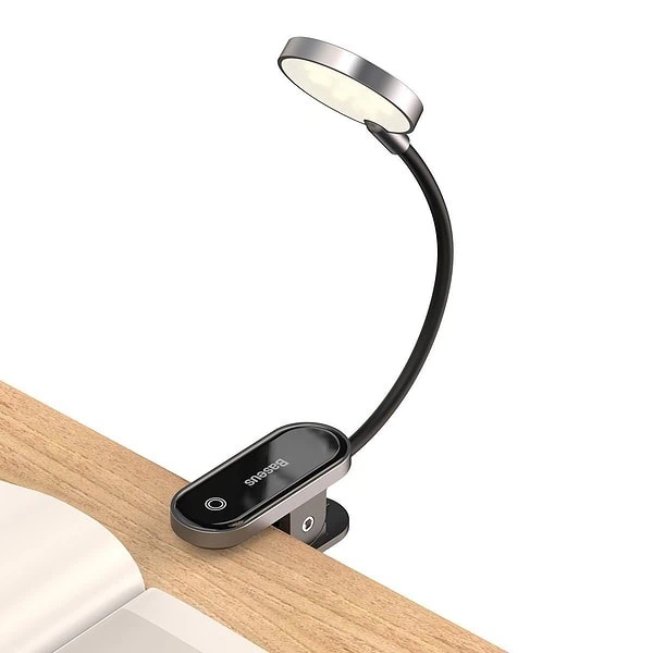 Baseus (DGRAD-0G) Comfort Reading Mini Clip Lamp (dark gray) cena