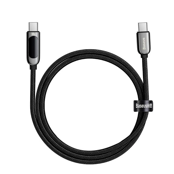 Baseus Display Cable USB-C to Type-C 100W 1m (black) cena