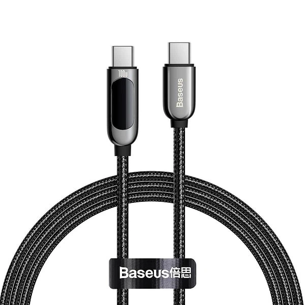 Baseus Display Cable USB-C to Type-C 100W 1m (black)