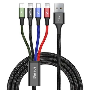 Baseus Fast USB cable 4in1 USB-C / 2x Lightning / Micro 3