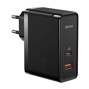 Baseus GaN USB-C + USB wall charger