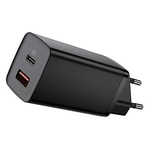 Baseus GaN2 Lite Quick Travel Charger USB+C 65W EU (black)