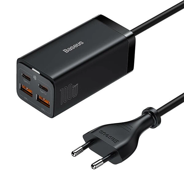 Baseus GaN3 Pro wall charger 2xUSB-C + 2xUSB