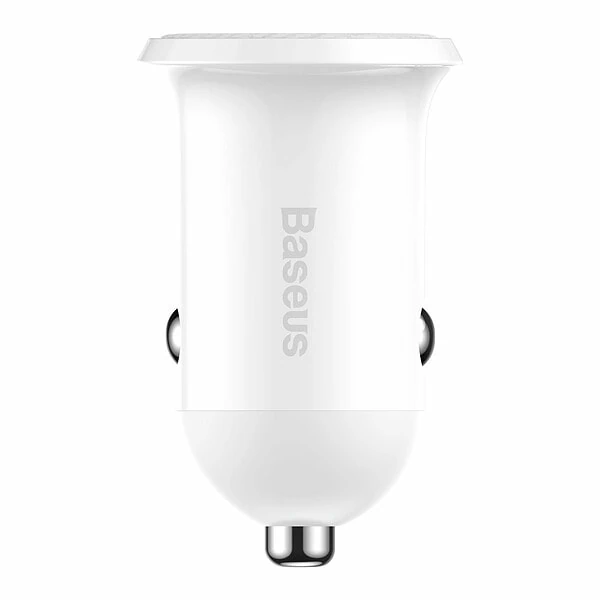 Baseus Grain Pro Car Charger 2x USB 4.8A (white) distributor