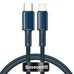 Baseus High Density Braided Cable Type-C to Lightning, PD,  20W, 1m (blue)