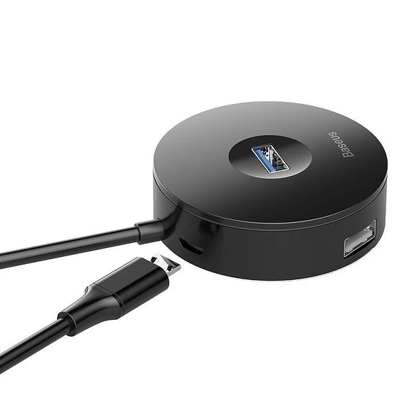 Baseus Hub 4v1 USB-C na USB 3.0 3x USB 2.0 15cm (černý) distributor