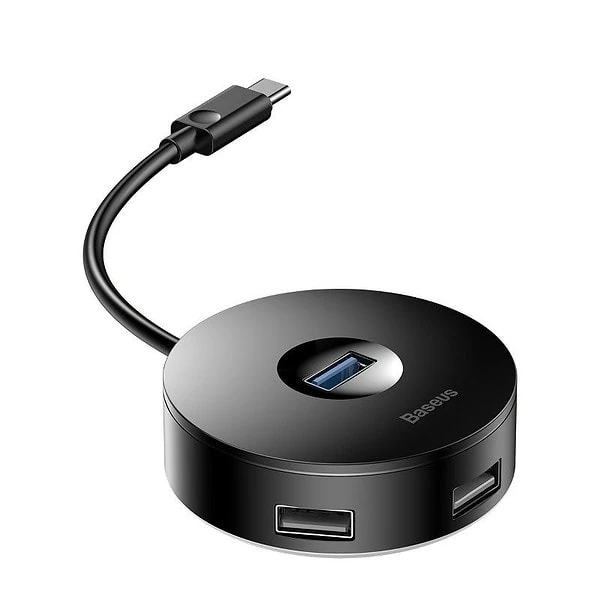 Baseus Hub 4v1 USB-C na USB 3.0 3x USB 2.0 15cm (černý) sk