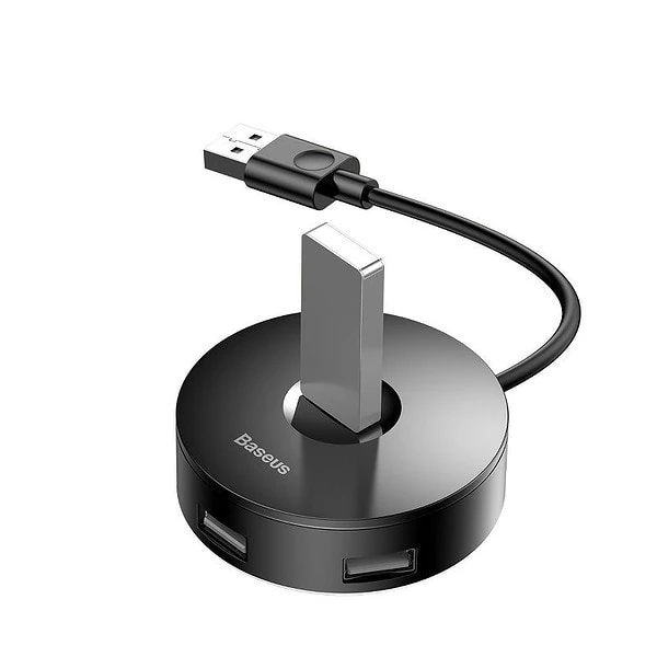 Baseus Hub 4v1 USB na USB 3.0 3x USB 2.0 15cm (černý) sk