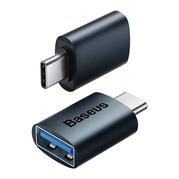 Baseus Ingenuity USB-C to USB-A adapter OTG (blue) cena