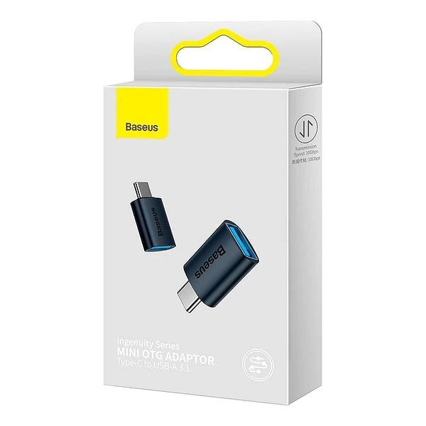 Baseus Ingenuity USB-C to USB-A adapter OTG (blue) sk