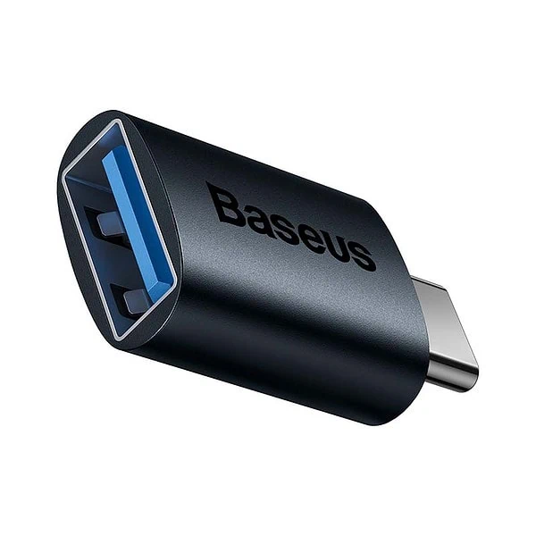 Baseus Ingenuity USB-C to USB-A adapter OTG (blue)