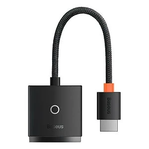 Baseus Lite Series HDMI to VGA adapter with audio (black)