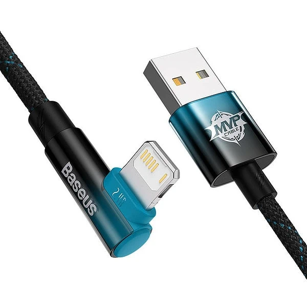 Baseus MVP 2 Lightning 1m 20W cable - (black-blue) cena