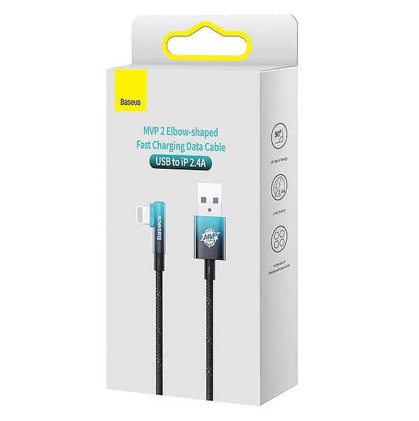 Baseus MVP 2 Lightning 1m 20W cable - (black-blue) distributor