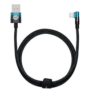 Baseus MVP 2 Lightning 1m 20W cable - (black-blue)