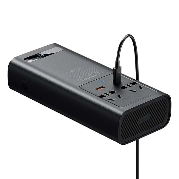 Baseus Power Inverter 500W (220V CN/EU) Black navod