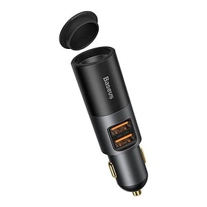 Baseus Share Together Fast Charge Car Charger with Cigarette Lighter Expansion Port