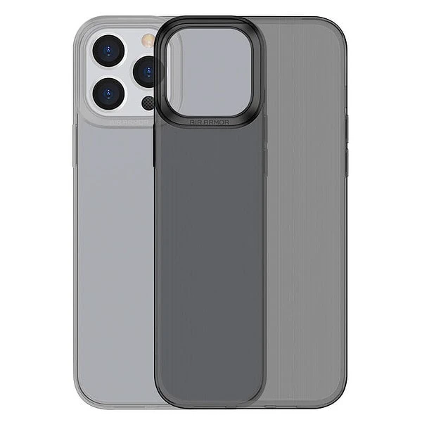 Baseus Simple Transparent Case for iPhone 13 Pro Max (grey) cena