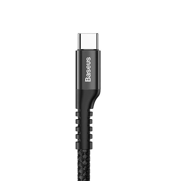 Baseus Pružinový kabel USB-C 1m 2A (černý) navod