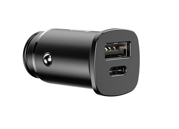 Baseus Square Car Charger PPS QC4.0 / PD3.0 5A 30W (Black)