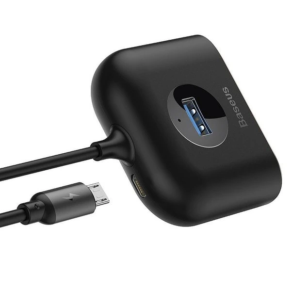 HUB USB 3.0 to 1x USB 3.0 + 3x USB 2.0.1m (Black) cena