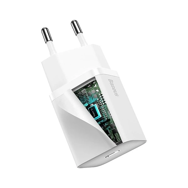 Baseus Super Si Quick Charger 1C 20W (white) distributor