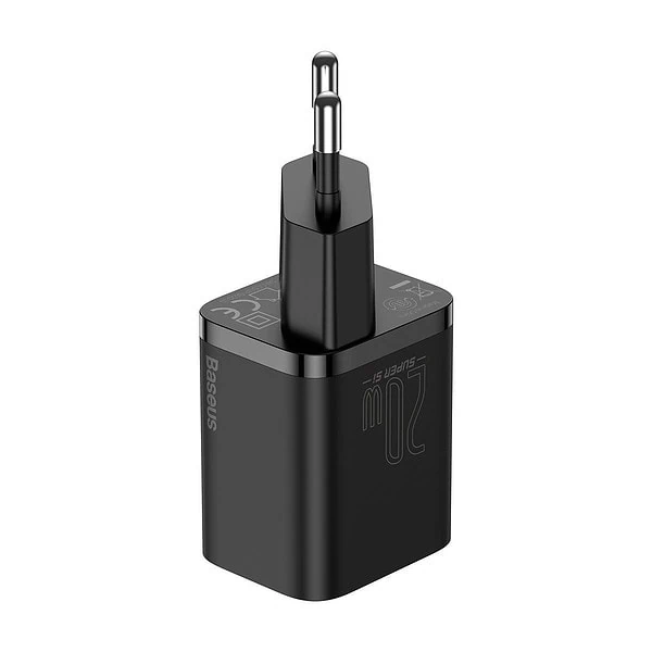 Baseus Super Si Quick Charger 1C 20W with USB-C cable for Lightning 1m (black) distributor