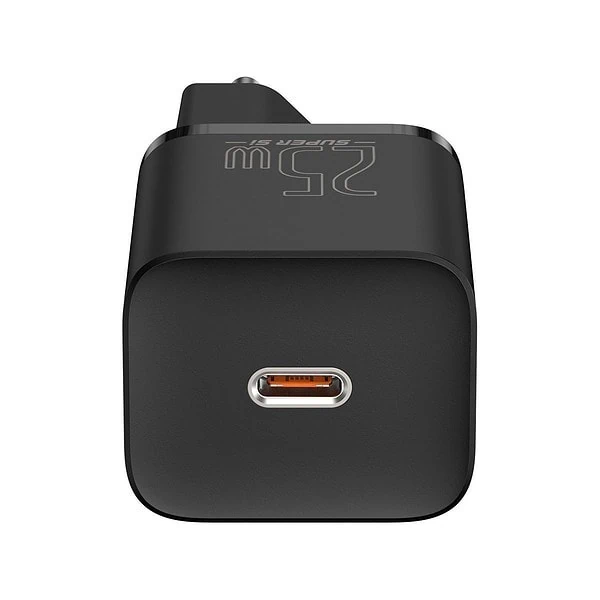 Baseus Super Si Quick Charger 1C 25W with USB-C cable for USB-C 1m (black) distributor