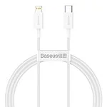 Baseus Superior Series Cable USB-C to Lightning, 20W, PD, 1m (white)