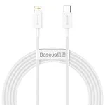 Baseus Superior Series Cable USB-C to Lightning, 20W, PD, 2m (white)